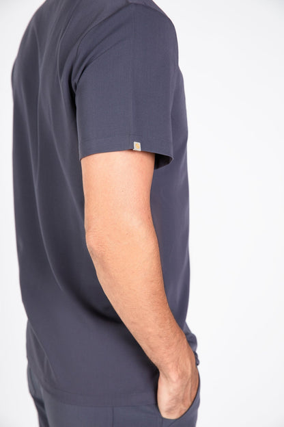 Kaizen V Neck One Pocket Scrub Top Mens