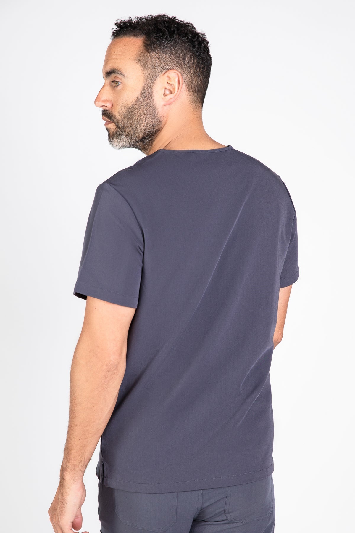Kaizen V Neck One Pocket Scrub Top Mens