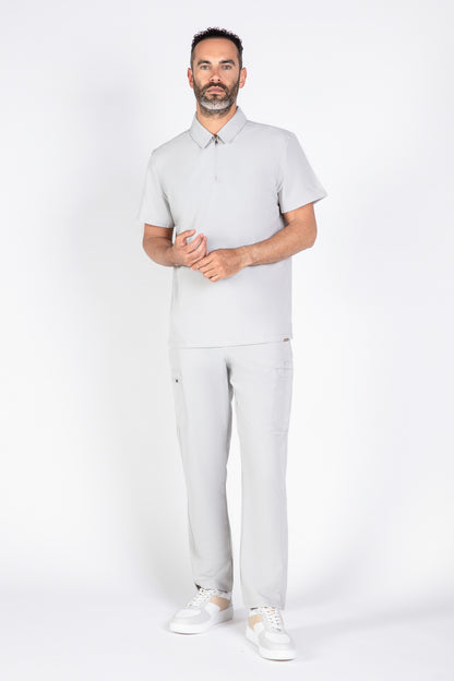 Kiro Zip Neck Polo Scrub Mens NewGen