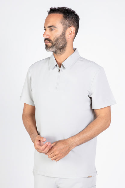 Kiro Zip Neck Polo Scrub Mens NewGen