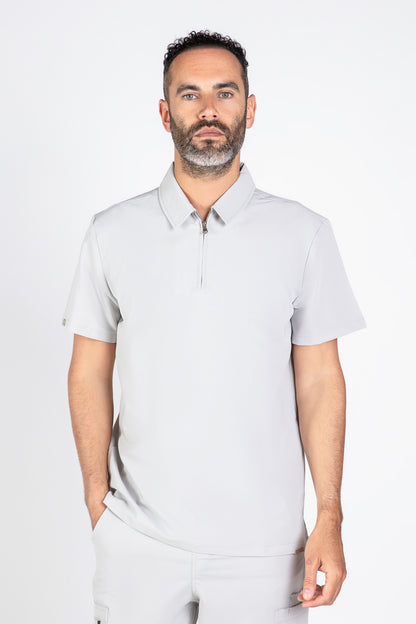 Kiro Zip Neck Polo Scrub Mens NewGen