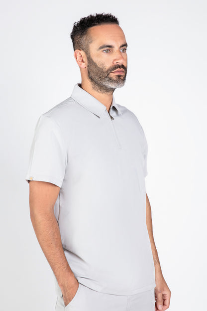 Kiro Zip Neck Polo Scrub Mens NewGen