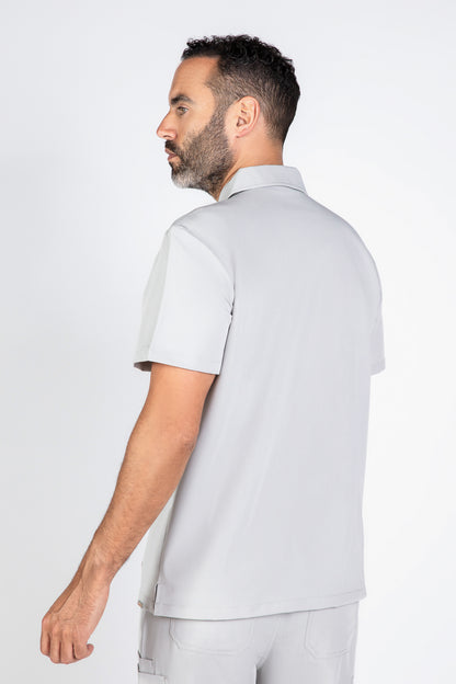 Kiro Zip Neck Polo Scrub Mens NewGen