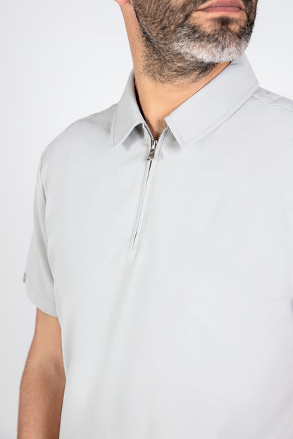 Kiro Zip Neck Polo Scrub Mens NewGen
