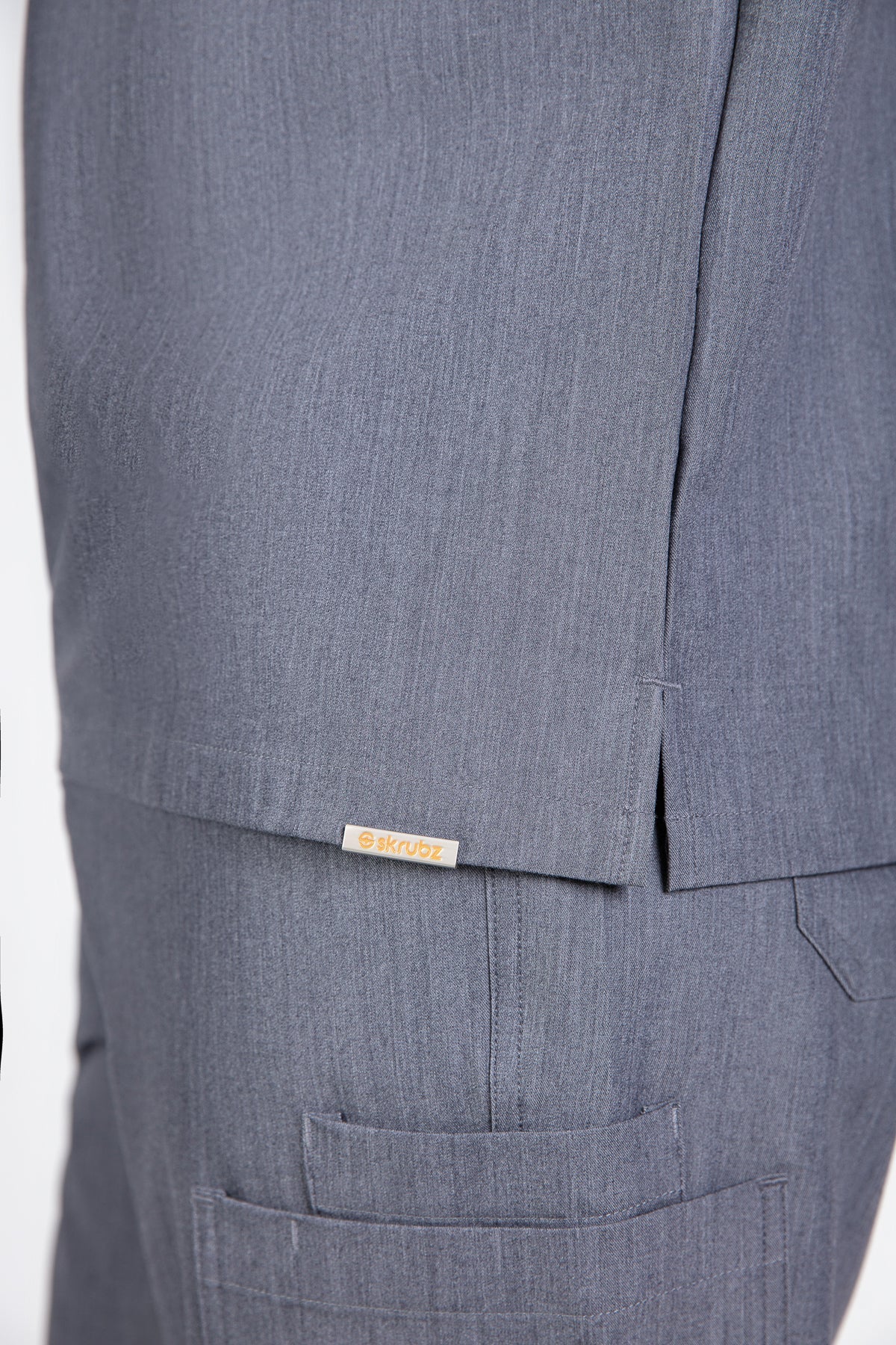 Kaizen V Neck One Pocket Scrub Top Mens