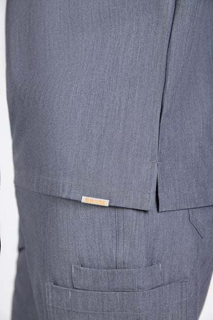 Kaizen V Neck One Pocket Scrub Top Mens