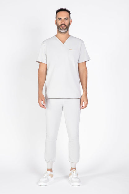 Kaizen V Neck One Pocket Scrub Top Mens
