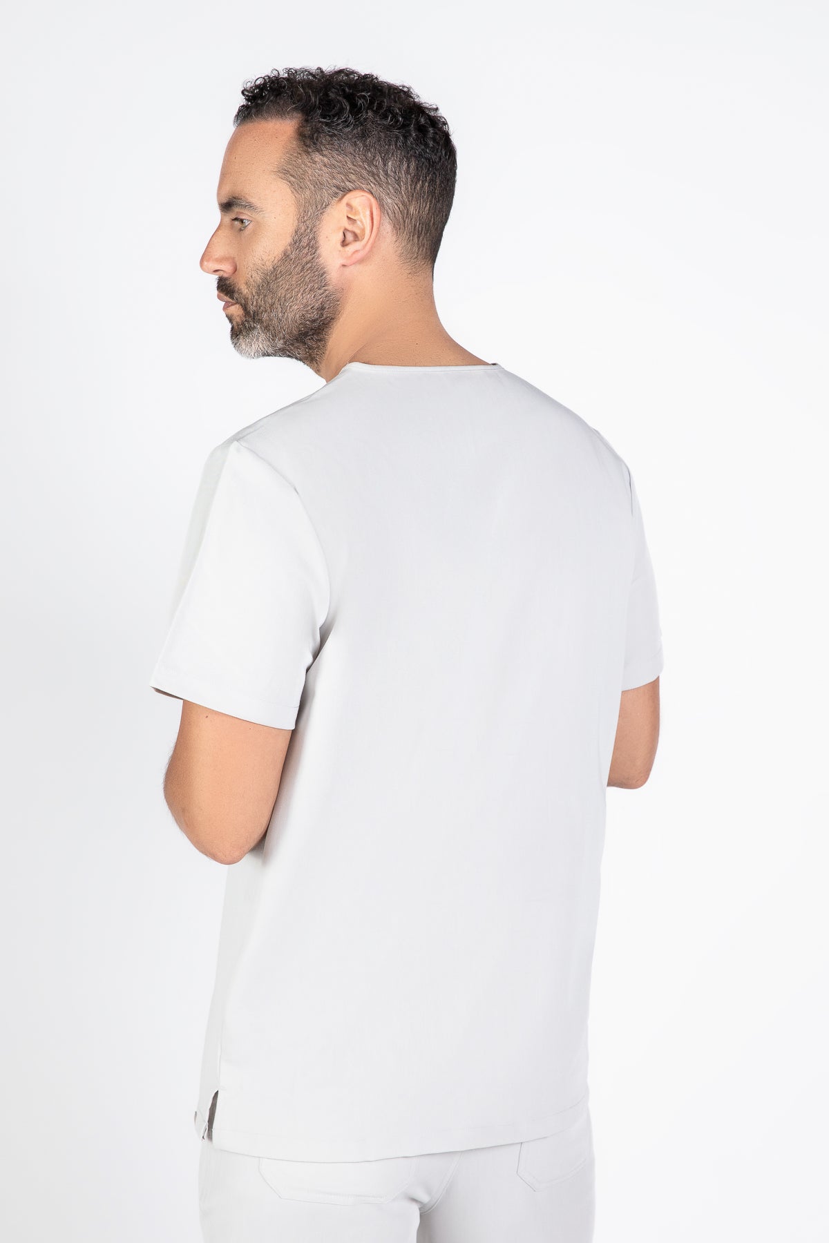 Kaizen V Neck One Pocket Scrub Top Mens