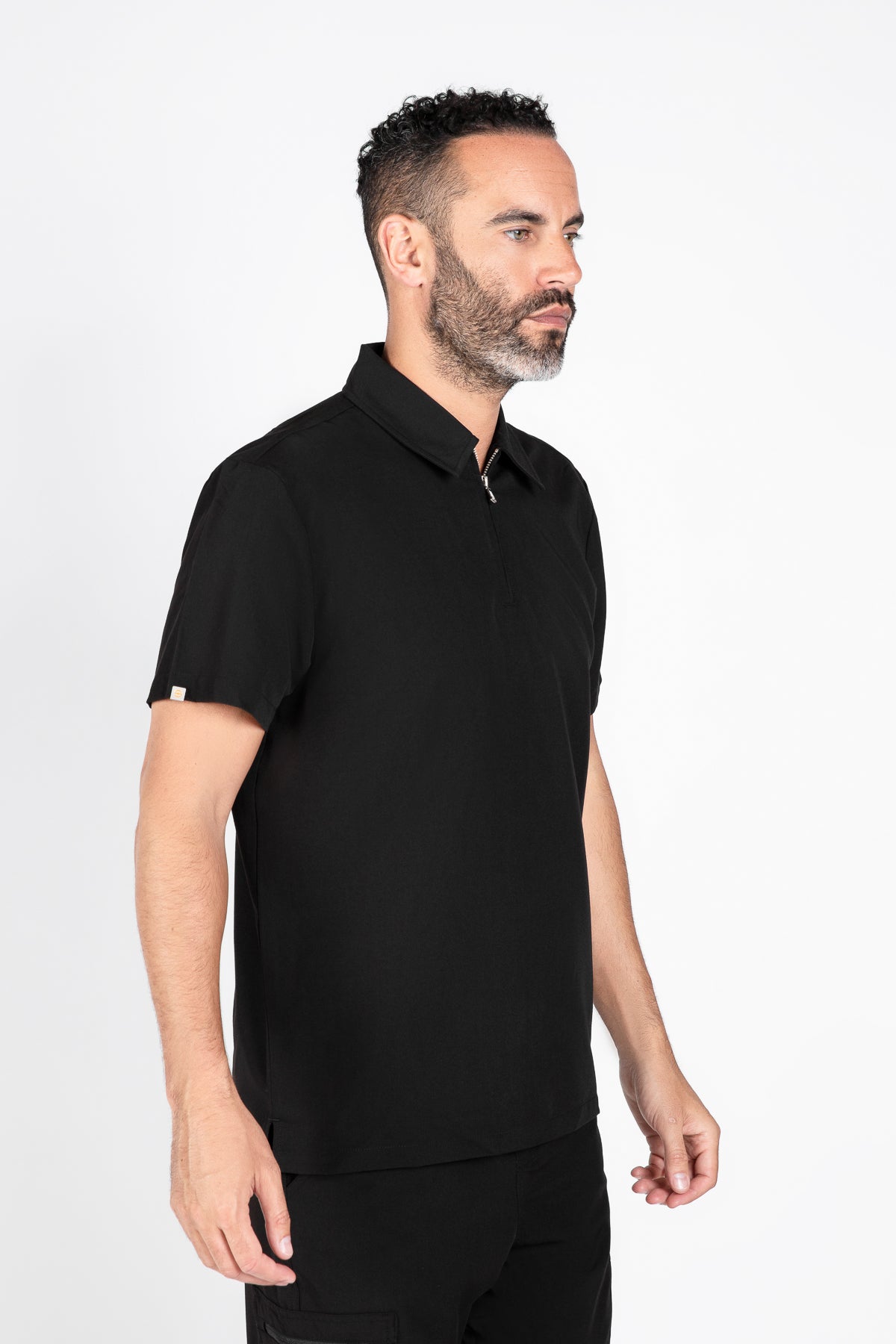 Kiro Zip Neck Polo Scrub Mens NewGen