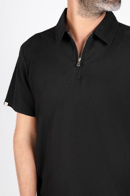 Kiro Zip Neck Polo Scrub Mens NewGen