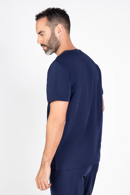 Kaizen V Neck One Pocket Scrub Top Mens