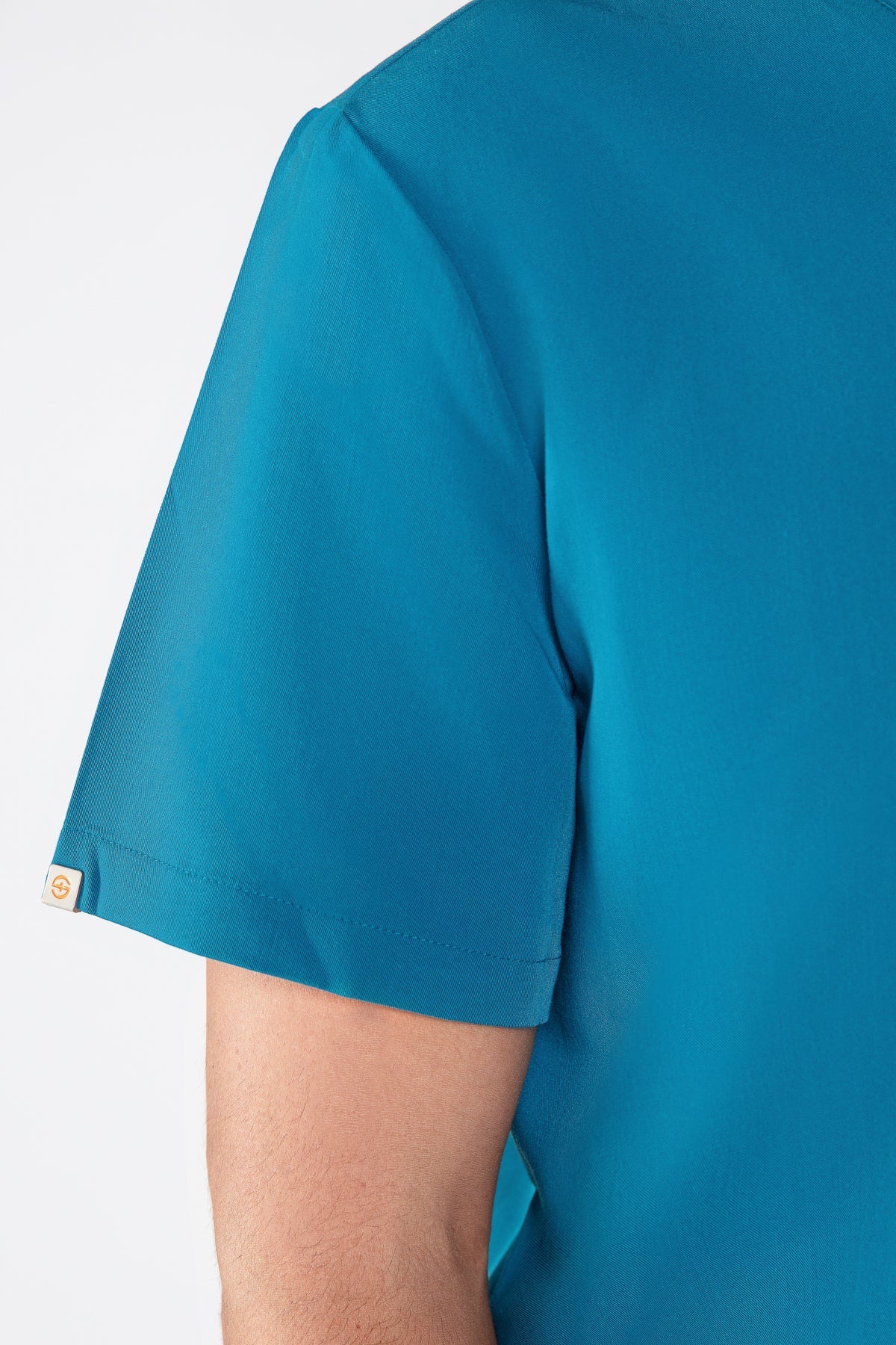 Kaizen V Neck One Pocket Scrub Top Mens