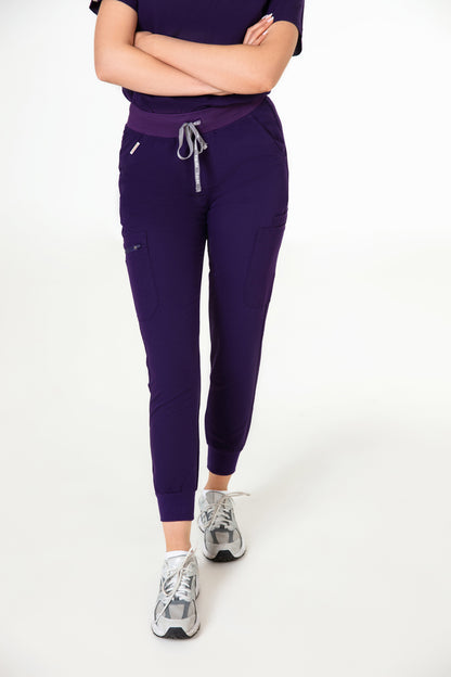 Akari 10 Pocket Jogger Scrub Pants Womens