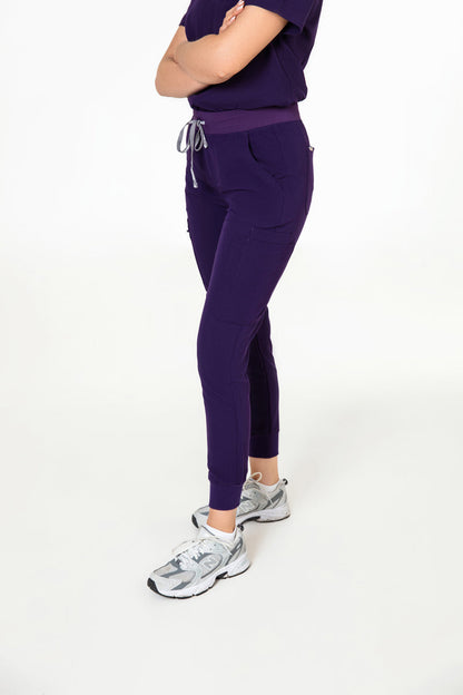 Akari 10 Pocket Jogger Scrub Pants Womens