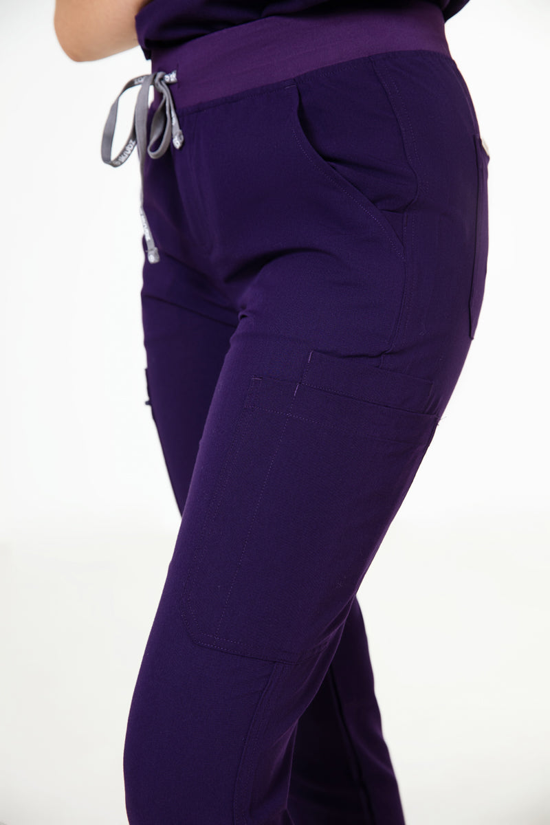 Akari 10 Pocket Jogger Scrub Pants Womens