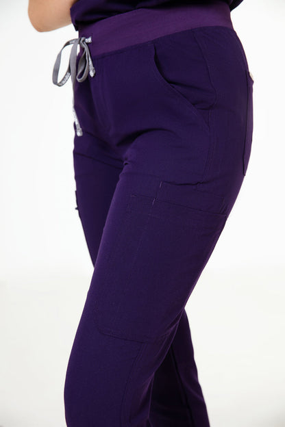 Akari 10 Pocket Jogger Scrub Pants Womens