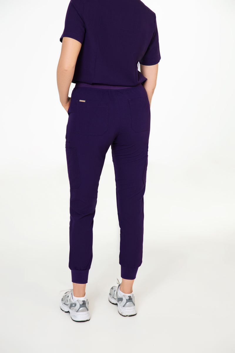 Akari 10 Pocket Jogger Scrub Pants Womens