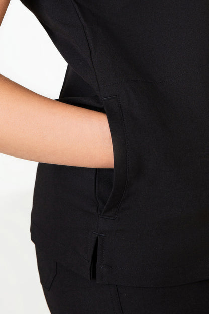 Tasca Women's V Neck Four pockets Scrub With Invisible Side Pockets