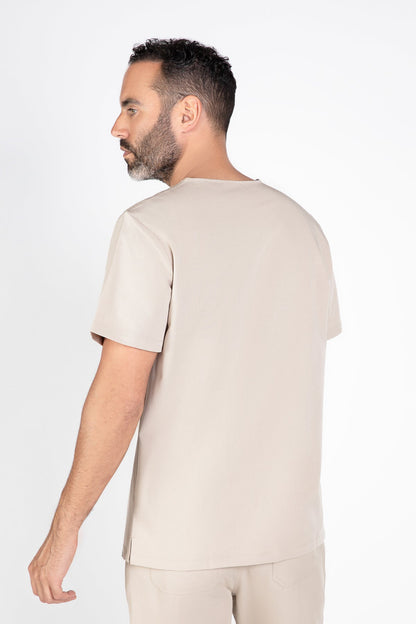 Kaizen V Neck One Pocket Scrub Top Mens