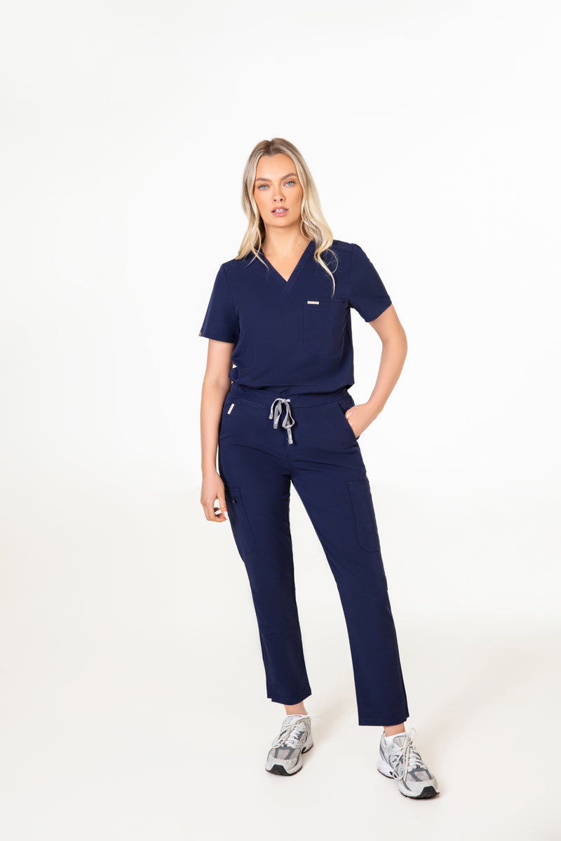 Hachiko Cargo Scrub pants 9 Pockets Womens NewGen