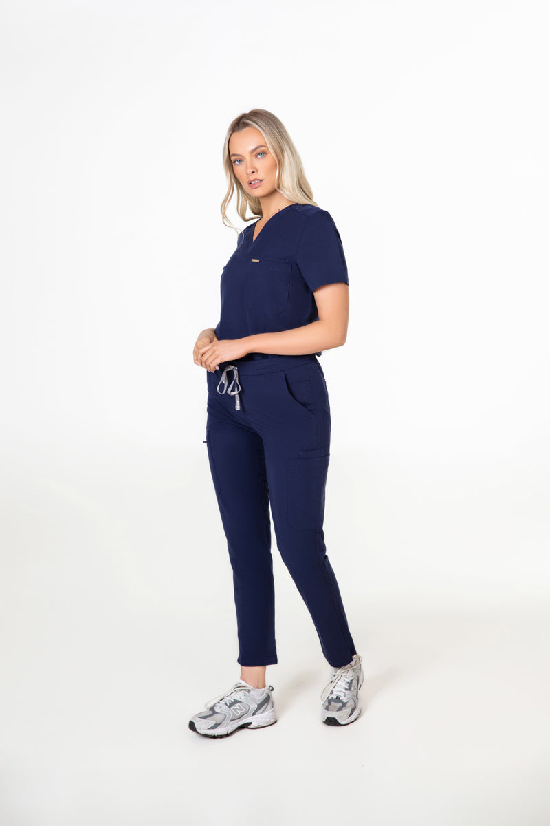 Hachiko Cargo Scrub pants 9 Pockets Womens NewGen