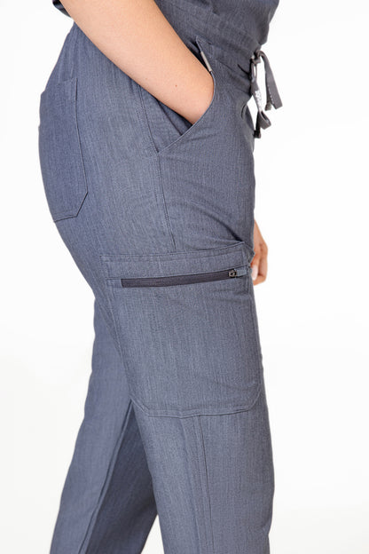 Hachiko Cargo Scrub pants 9 Pockets Womens NewGen