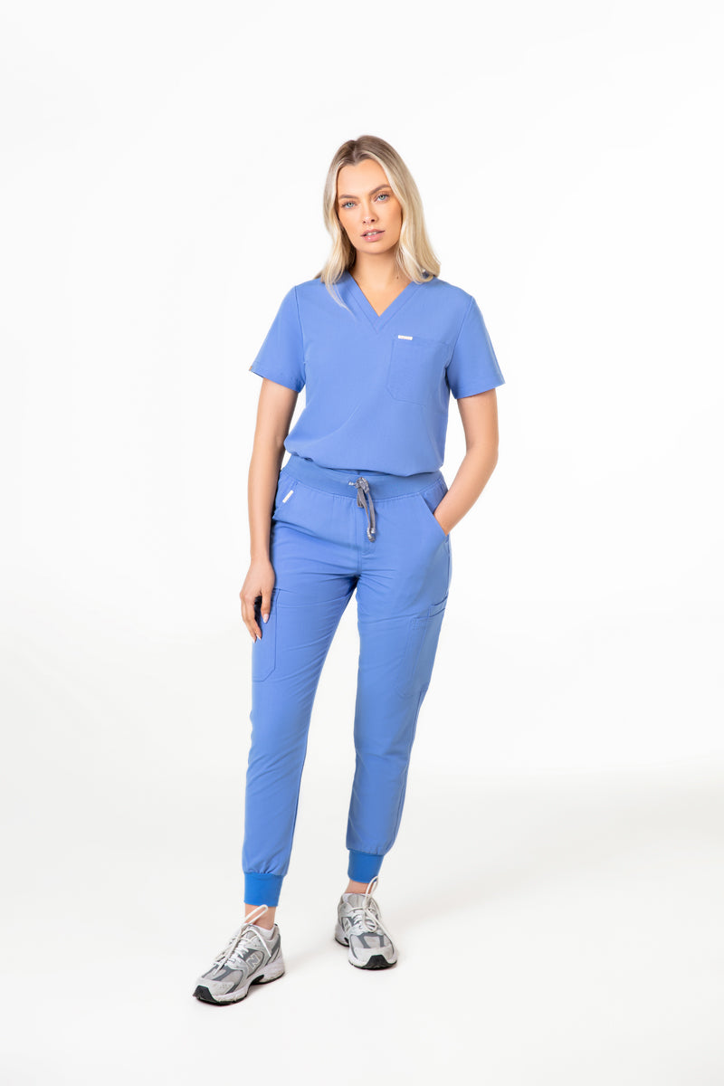 Akari 10 Pocket Jogger Scrub Pants Womens