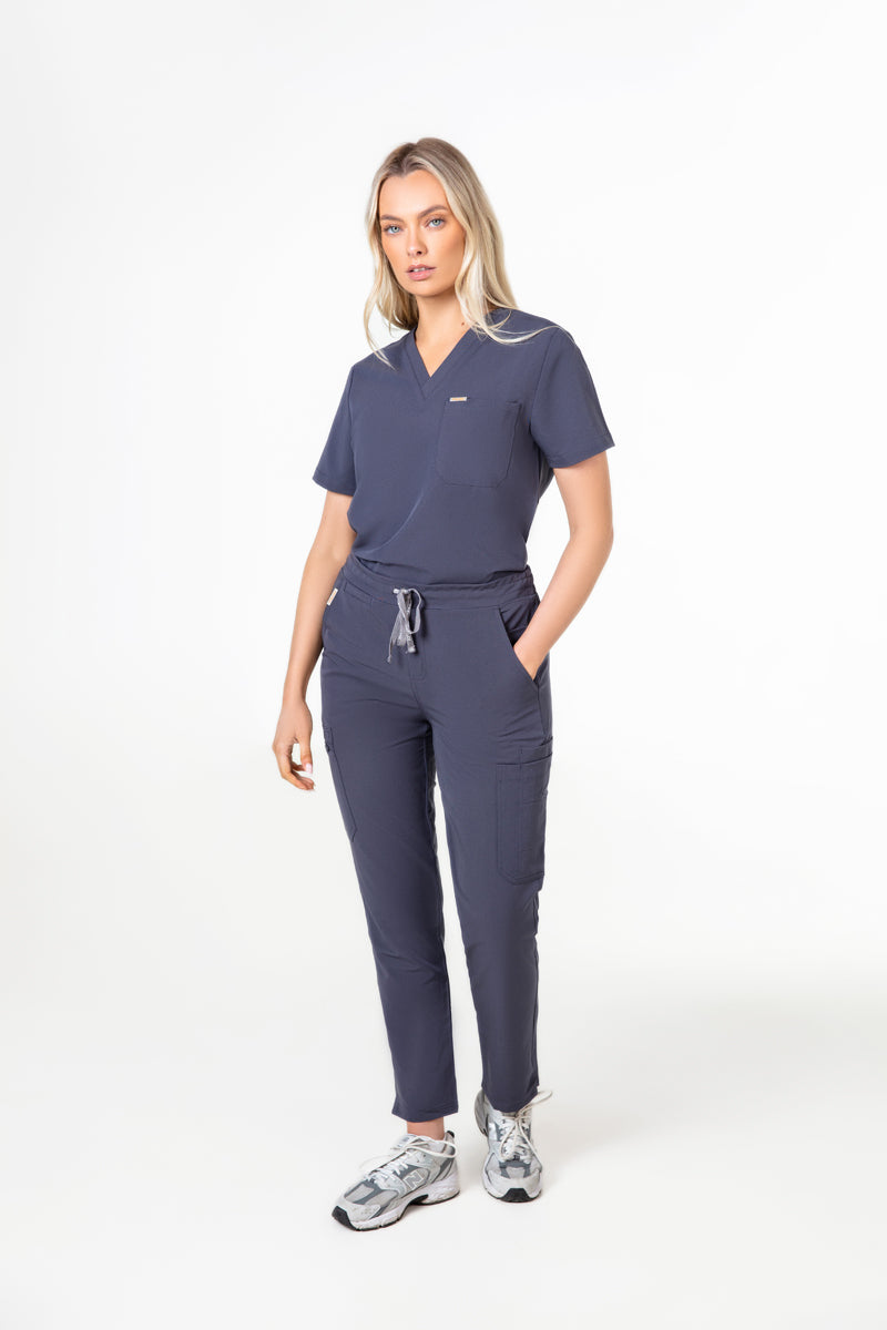 Hachiko Cargo Scrub pants 9 Pockets Womens NewGen