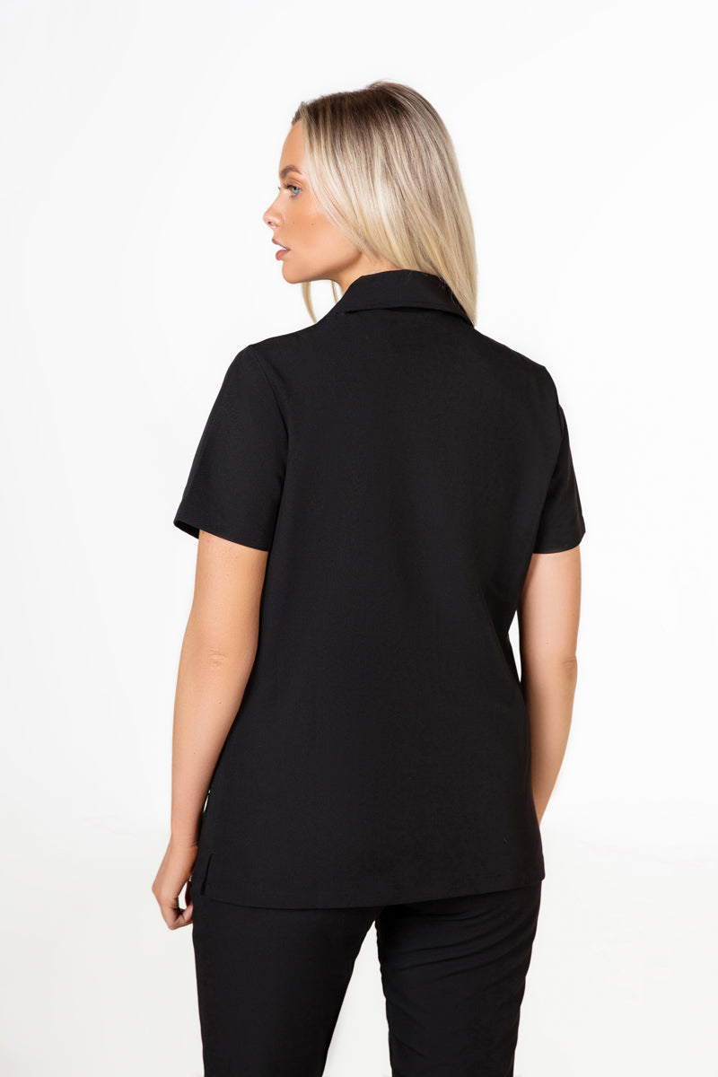 Kiro Zip Neck Polo Scrub Womens NewGen