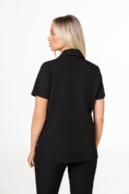 Kiro Zip Neck Polo Scrub Womens NewGen