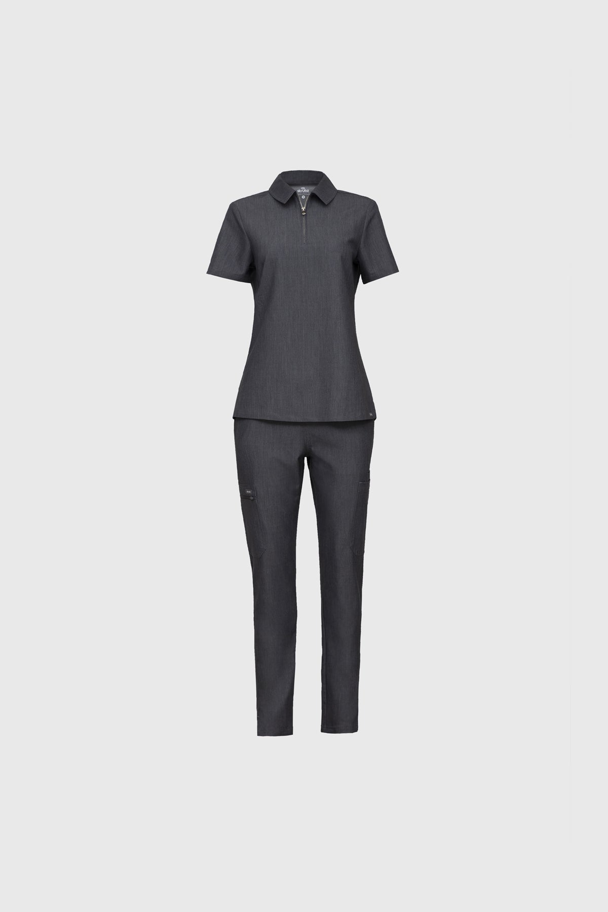 Kiro Zip Neck Polo Scrub womens