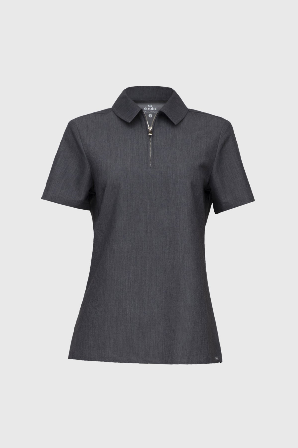Kiro Zip Neck Polo Scrub womens