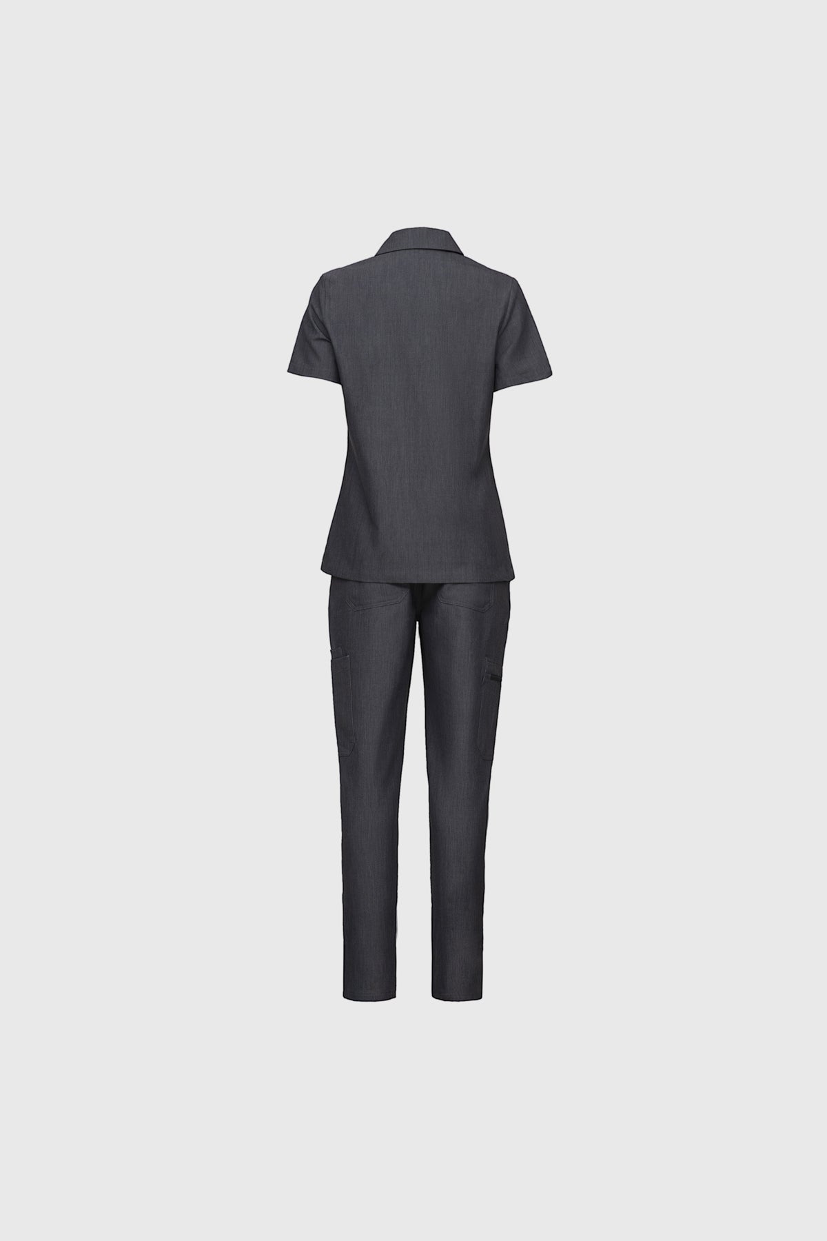 Kiro Zip Neck Polo Scrub womens