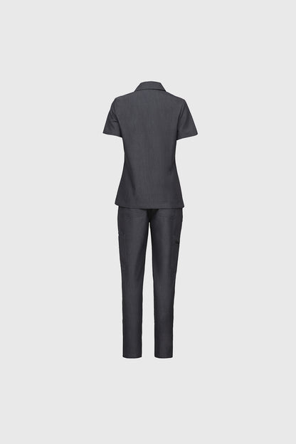 Kiro Zip Neck Polo Scrub womens