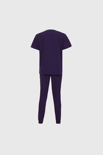 Aka V Neck One Pocket Scrub Mens