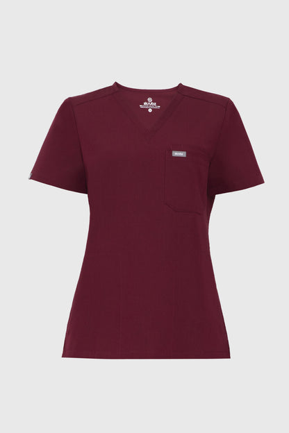 Kuro V Neck Four pockets Scrub With Invisible Side Pockets Women's