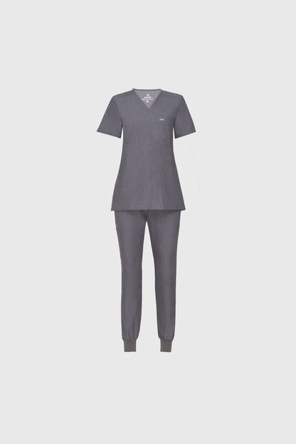 Kuro V Neck Four pockets Scrub With Invisible Side Pockets Women's