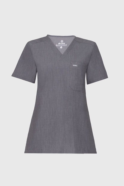 Kuro V Neck Four pockets Scrub With Invisible Side Pockets Women's