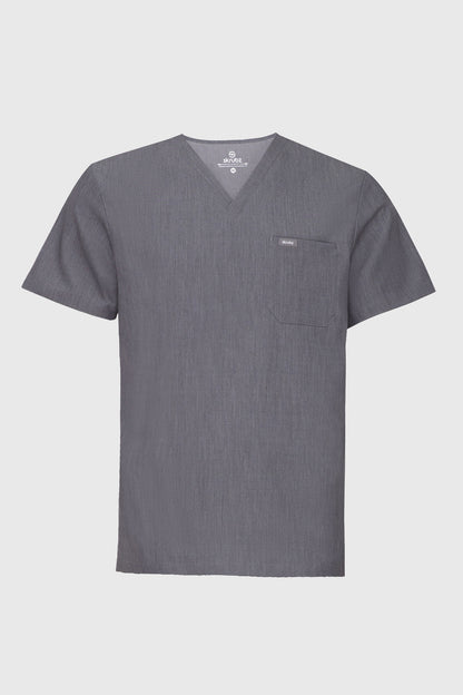 Aka V Neck One Pocket Scrub Mens