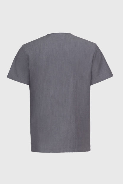 Aka V Neck One Pocket Scrub Mens