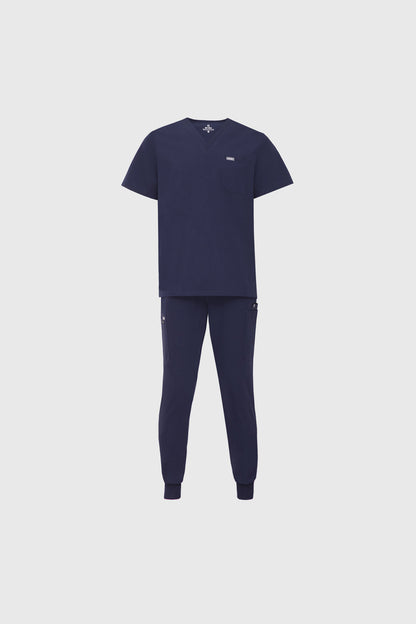 Aka V Neck One Pocket Scrub Mens