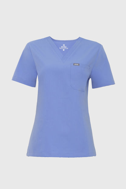 Aka V Neck One Pocket Scrub Womens