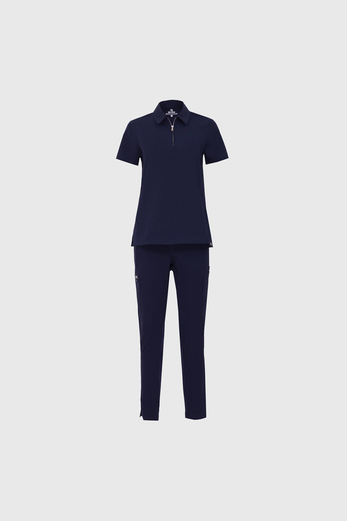 Kiro Zip Neck Polo Scrub womens