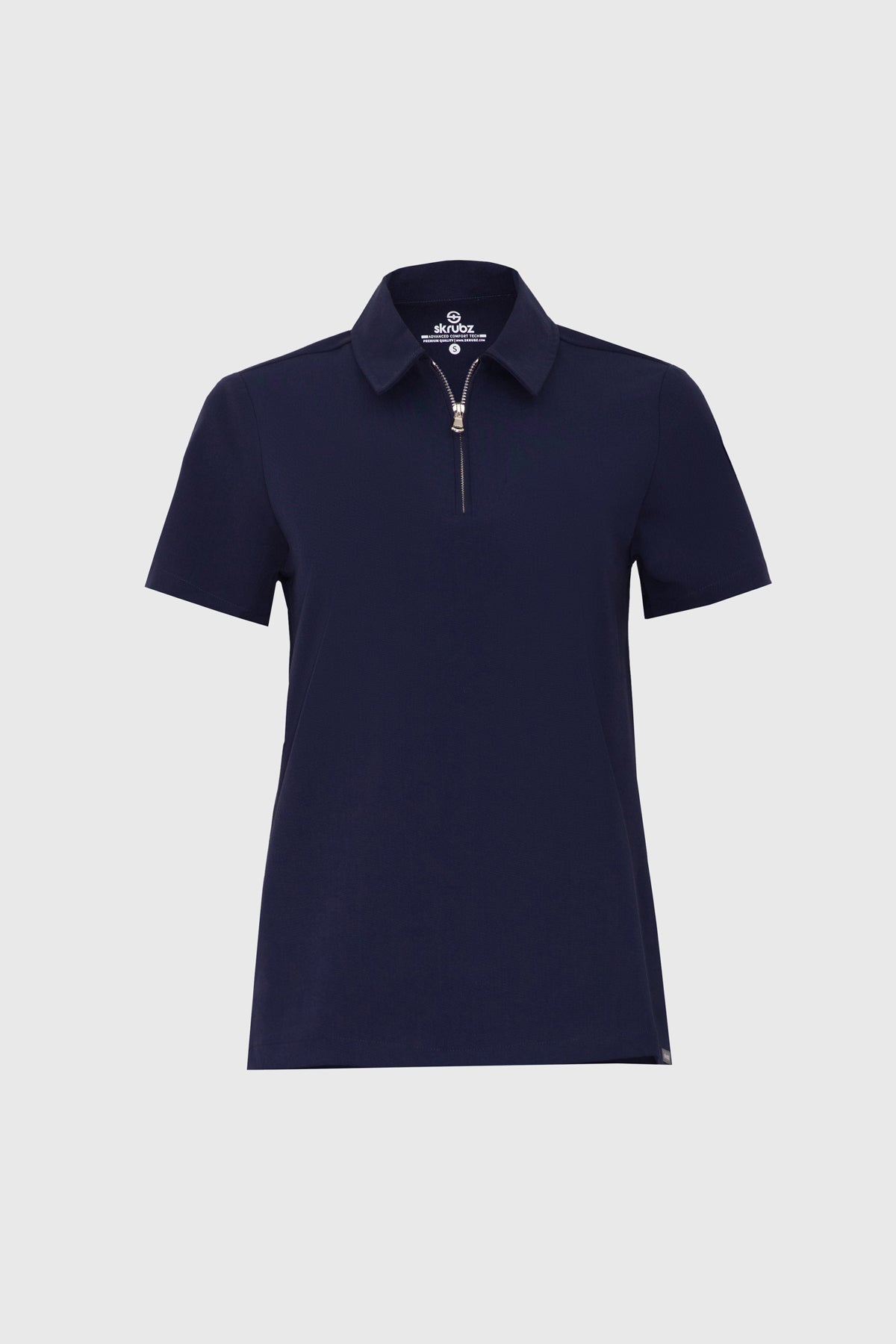 Kiro Zip Neck Polo Scrub womens