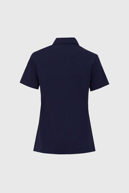 Kiro Zip Neck Polo Scrub womens