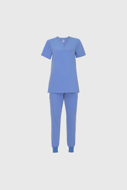 Kuro V Neck Four pockets Scrub With Invisible Side Pockets Women's