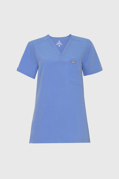 Kuro V Neck Four pockets Scrub With Invisible Side Pockets Women's
