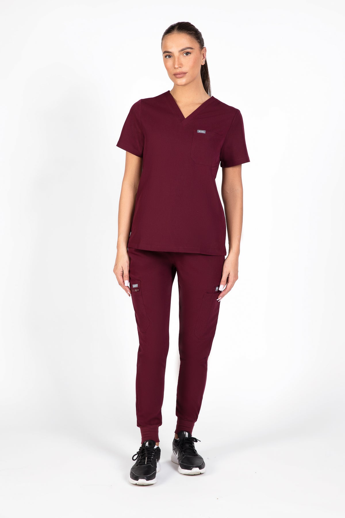 Aka V Neck One Pocket Scrub Womens