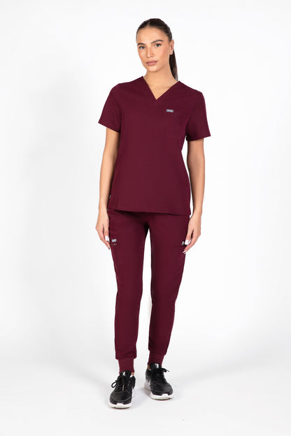 Aka V Neck One Pocket Scrub Womens