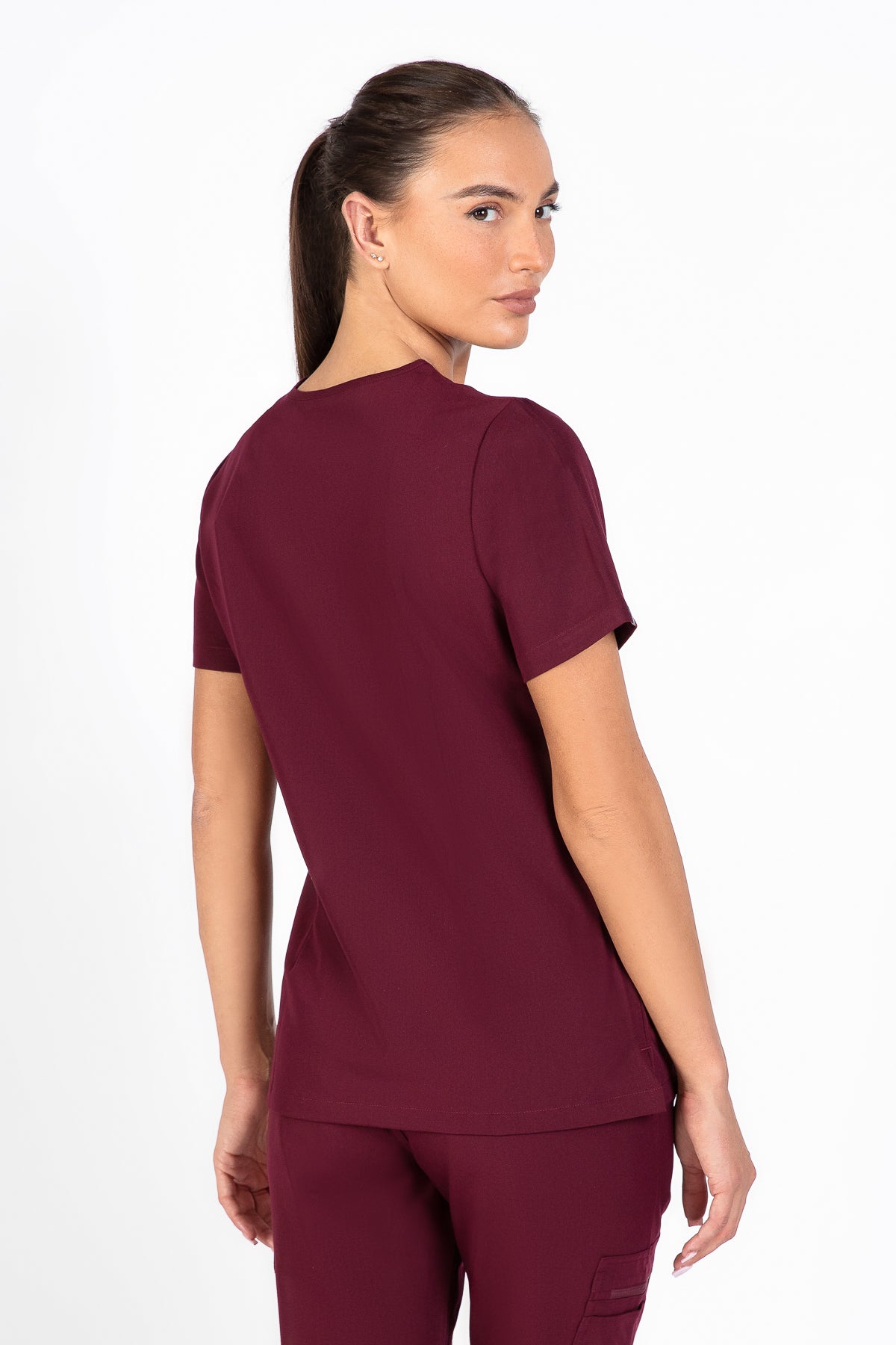 Aka V Neck One Pocket Scrub Womens